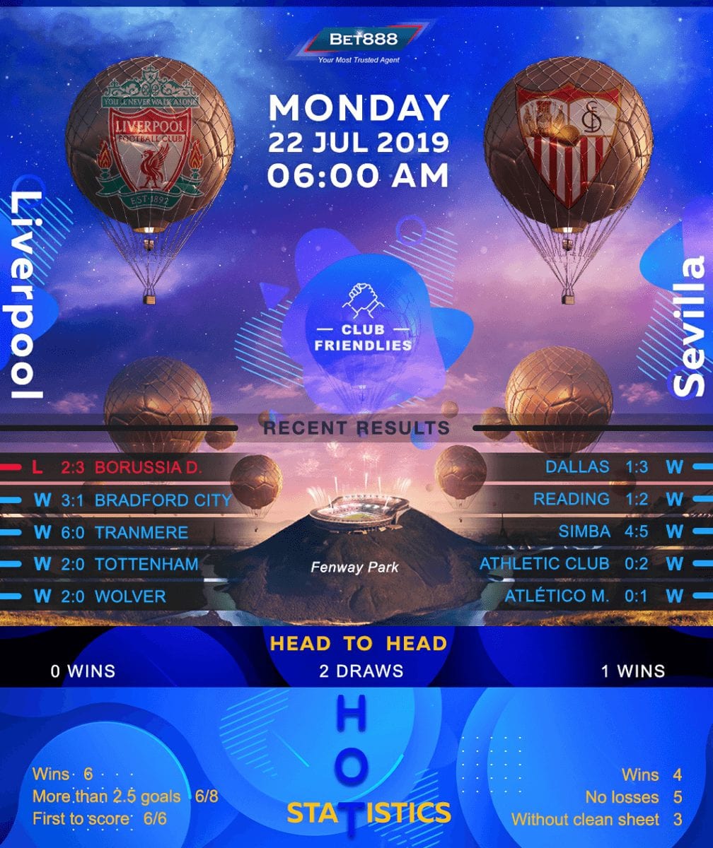 Liverpool﻿ vs Sevilla 22/07/19