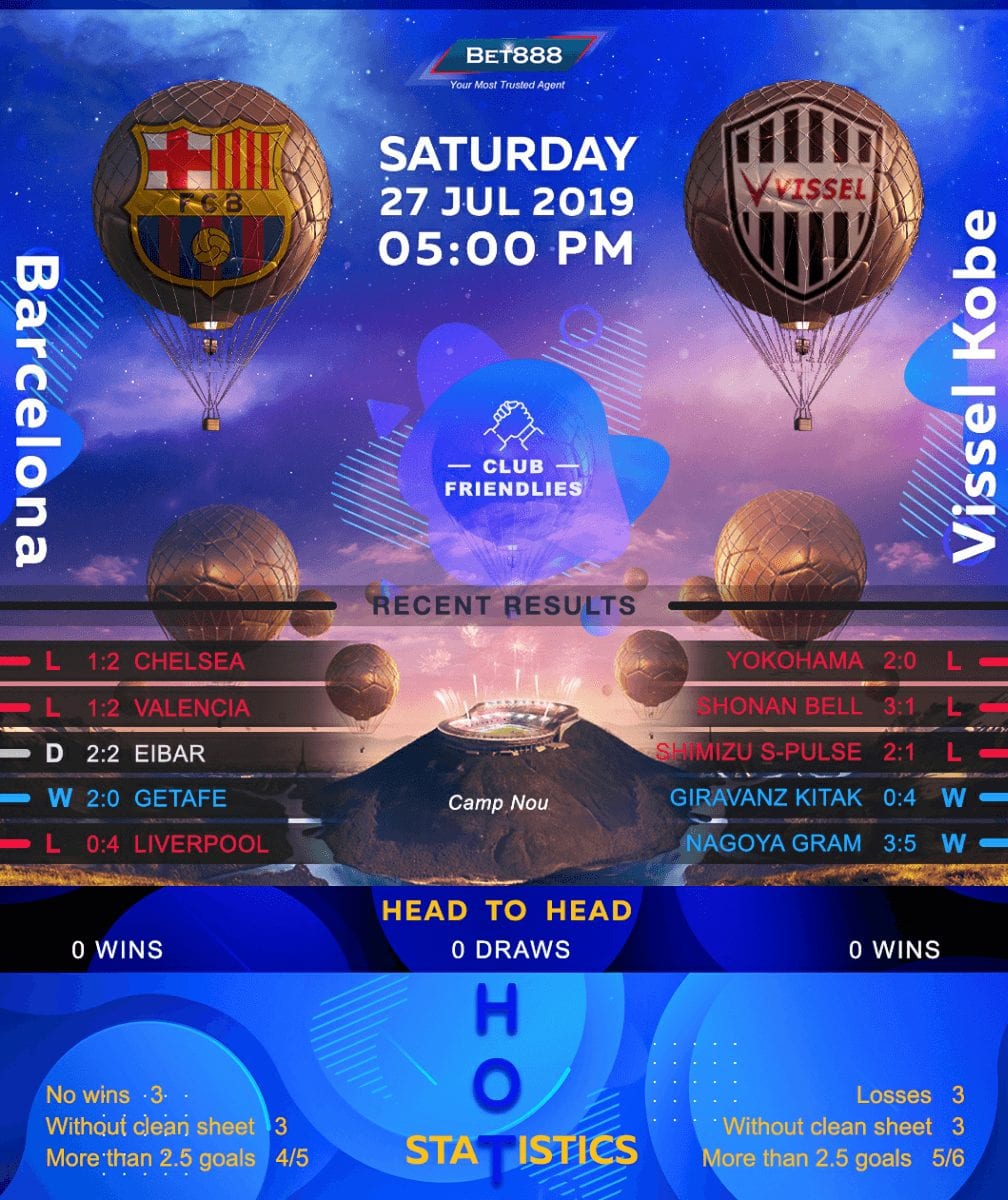 Vissel Kobe vs Barcelona﻿ 27/07/19