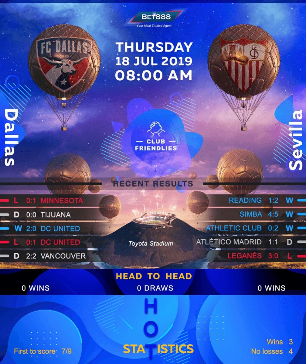 Dallas vs Sevilla﻿ 18/07/19