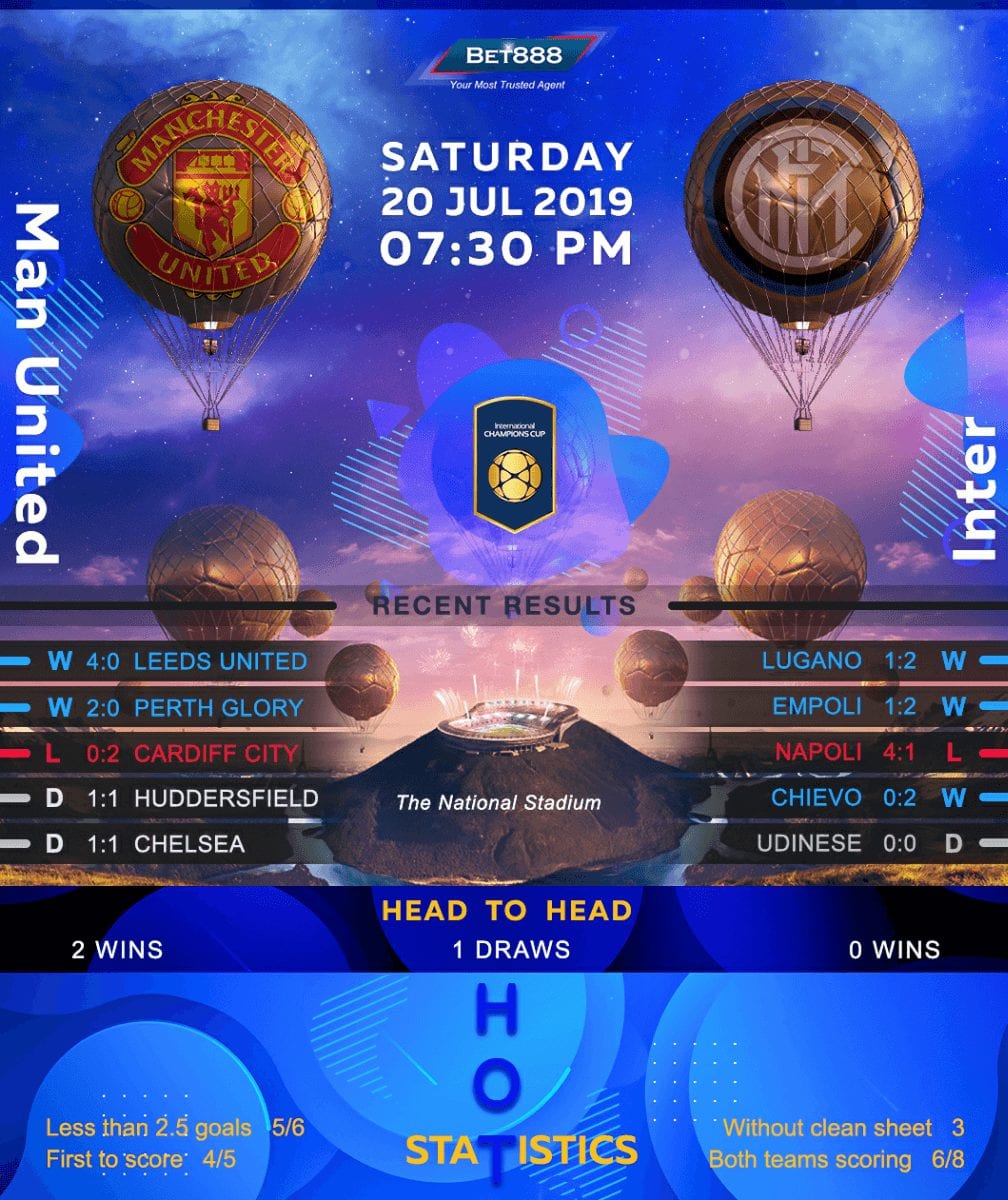 Manchester United vs Inter Milan﻿ 20/07/19