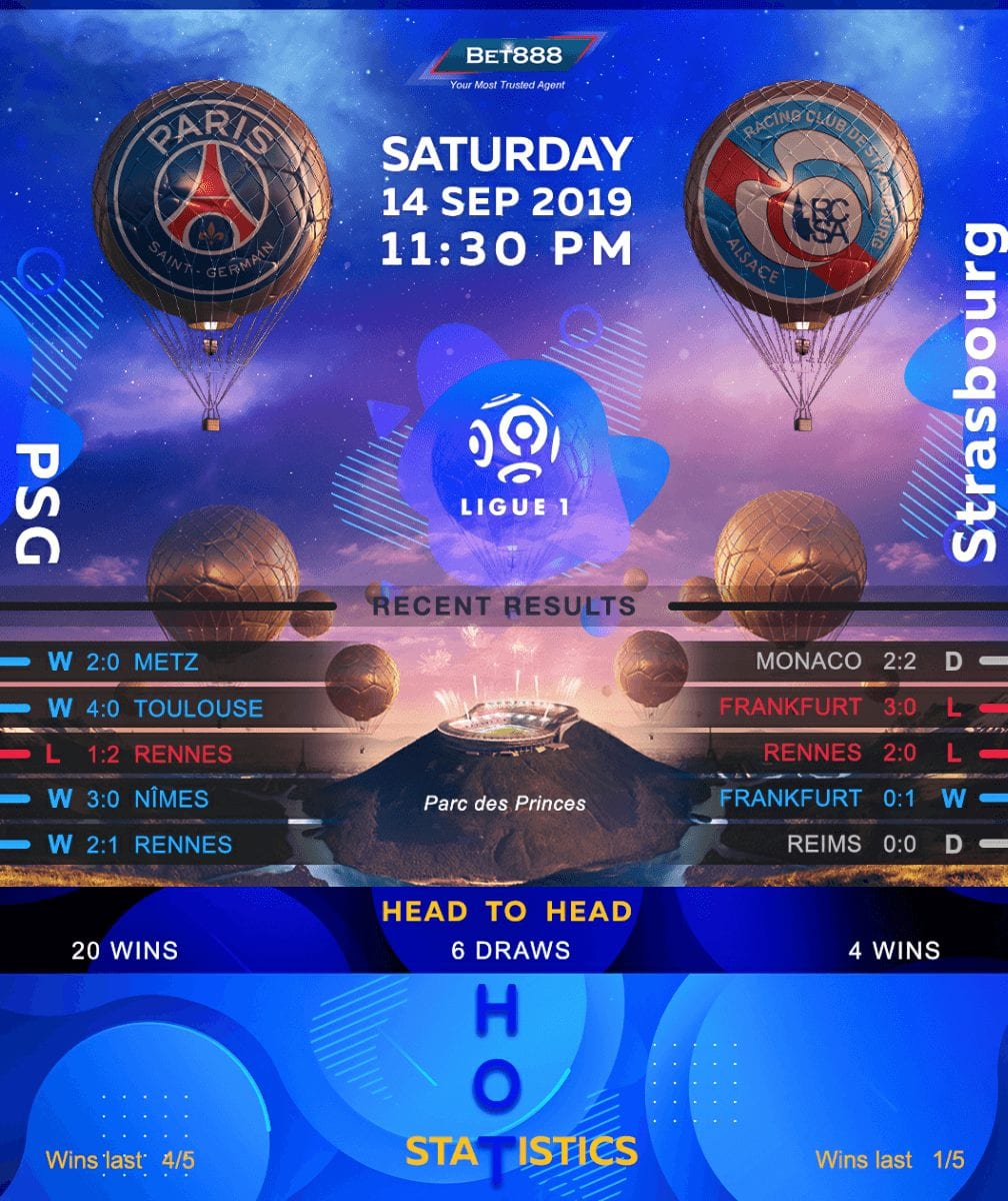 Paris Saint-Germain vs Strasbourg﻿ 14/09/19