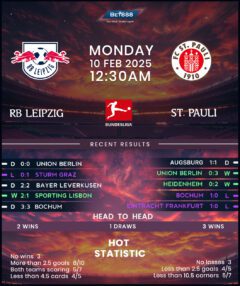 RB Leipzig vs St. Pauli